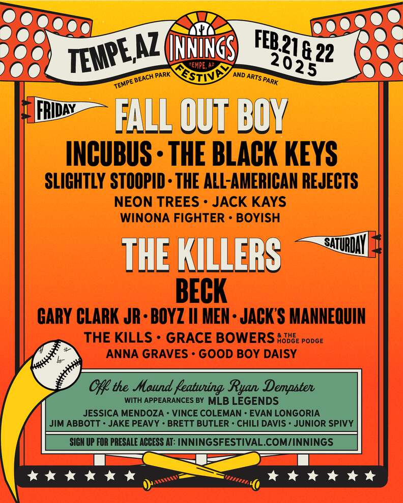 Innings Festival lineup poster