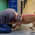 Tears Of Joy As Cancer Survivor Re-Adopts Dog He Was Forced To Surrender