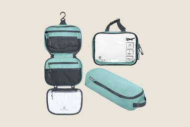 Tripped Toiletry Bag Set