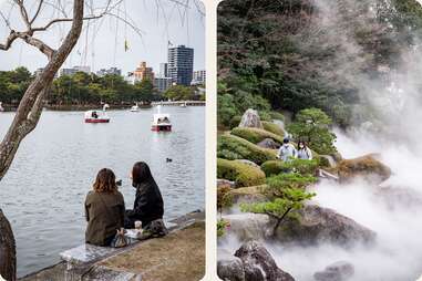 Ohori Park and Cloud Forest fukuoka japan