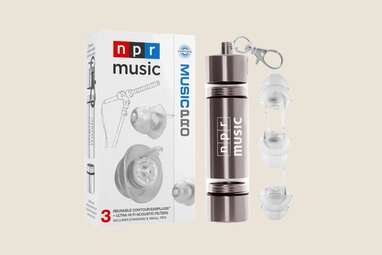 A box containing ear plugs.