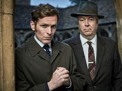 Shaun Evans and Roger Allam in Endeavour