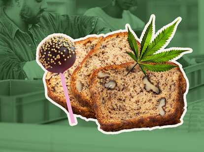 cakepop and banana bread edibles