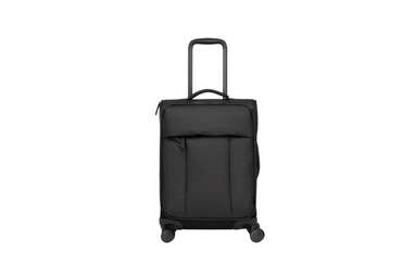 A soft-sided black suitcase from Calpak.