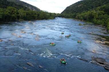 rafting in Harpers Ferry