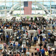 busy tsa airport security lines