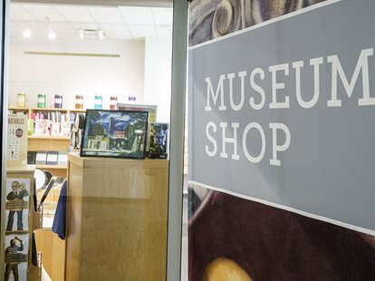 Georgia Museum of Art, museum gift shop entrance.