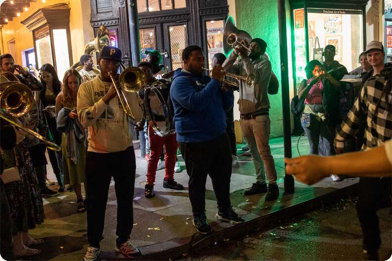 Street musicians