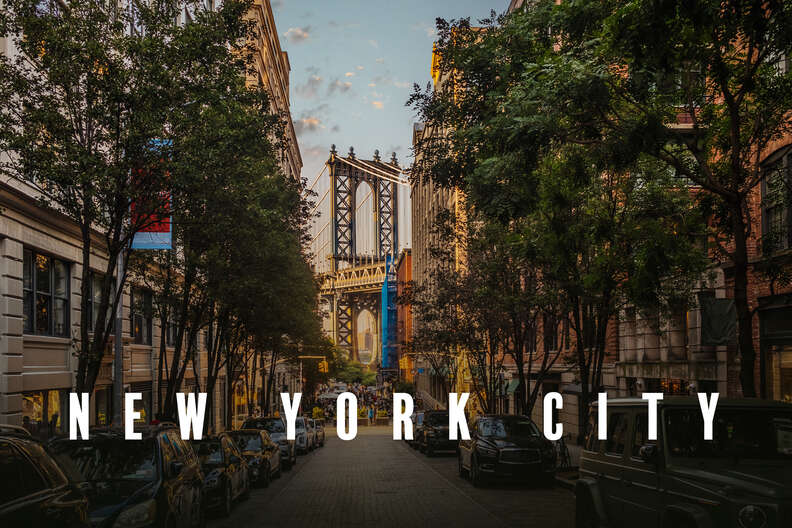 Manhattan Bridge in Dumbo, Brooklyn
