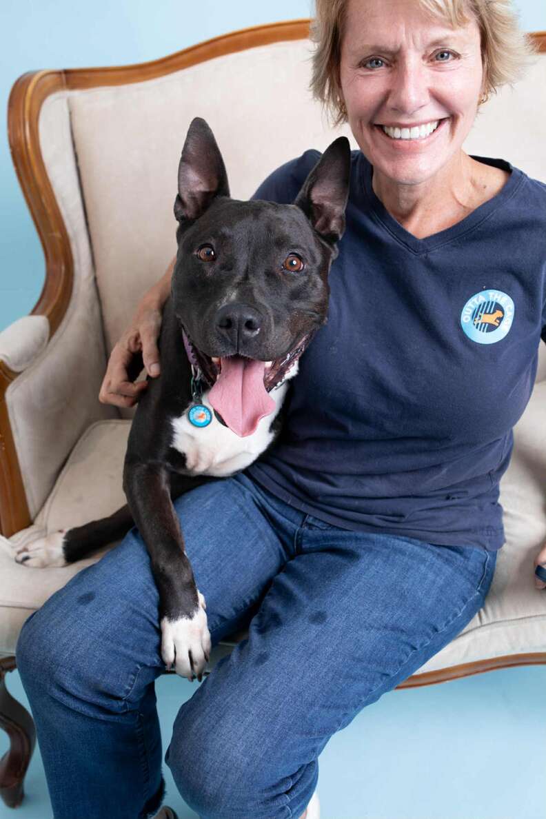 Shelter Dog Comforts Disappointed Rescuer After Adopter Bails On Them