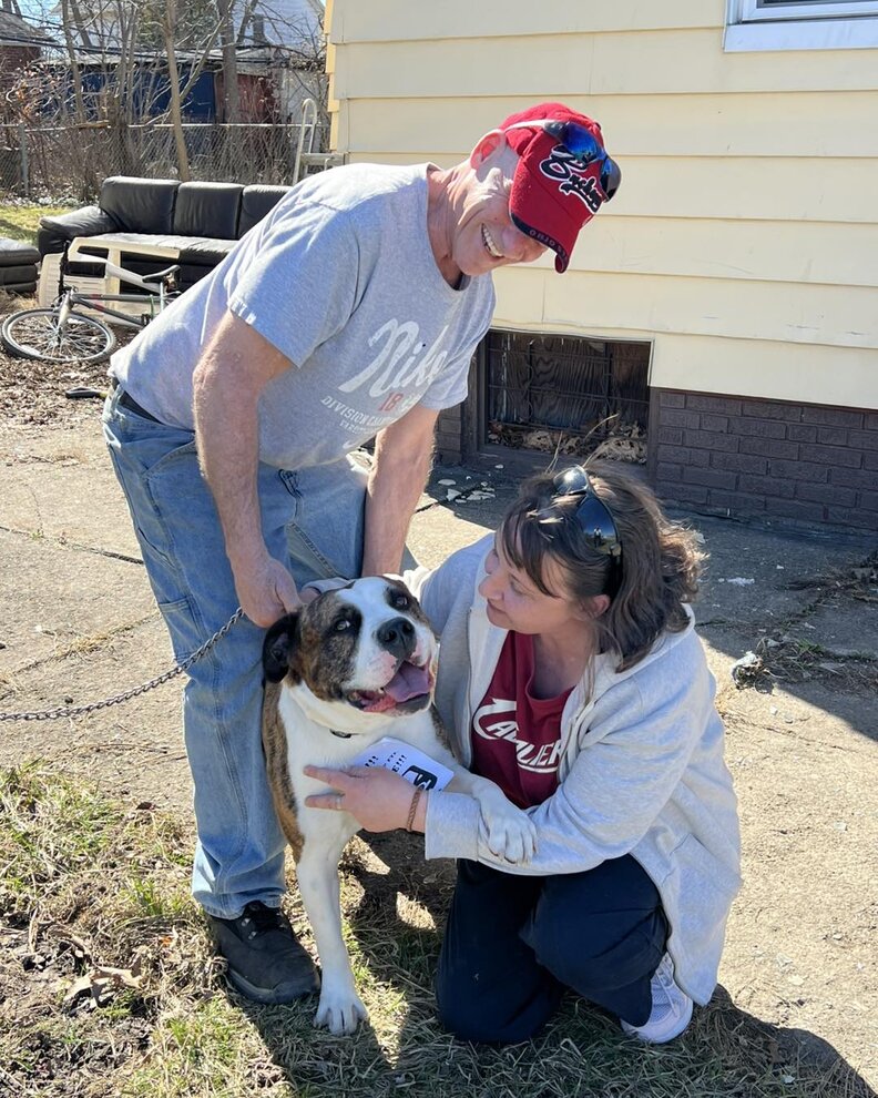 Man Rescues Elderly Woman From House Fire — Then His Dog Saves Her Dog ...