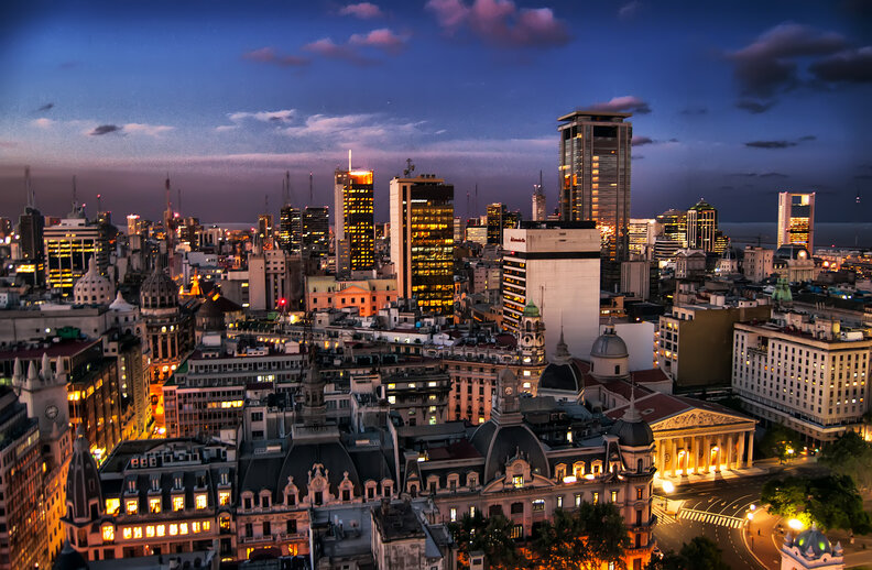 ブエノスアイレスの夜景