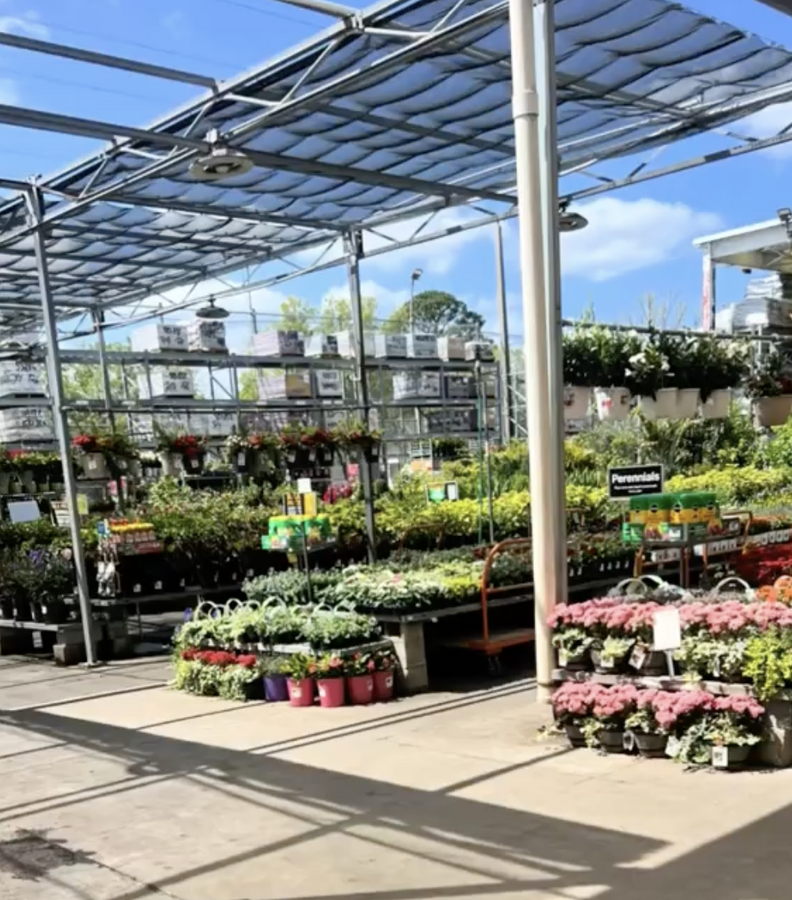 ホームデポのガーデンセクション