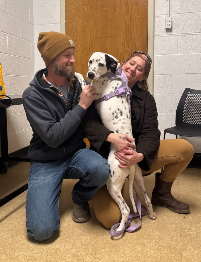 新しい家族と一緒のブランディ