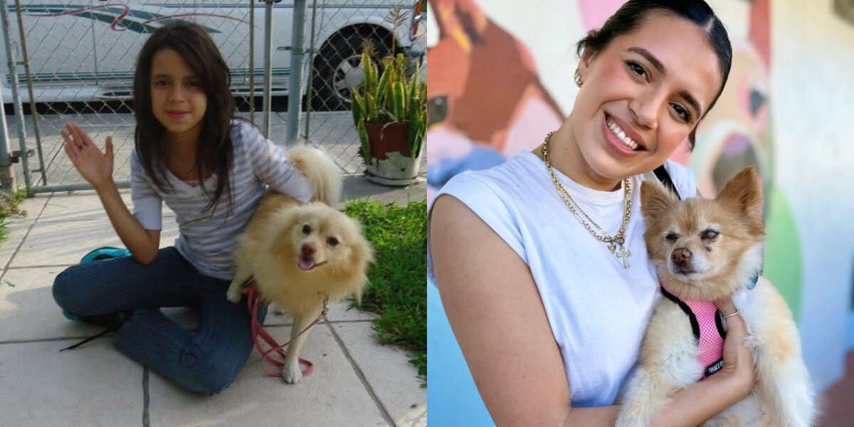 Sparkles came home at 17, twelve years after she disappeared