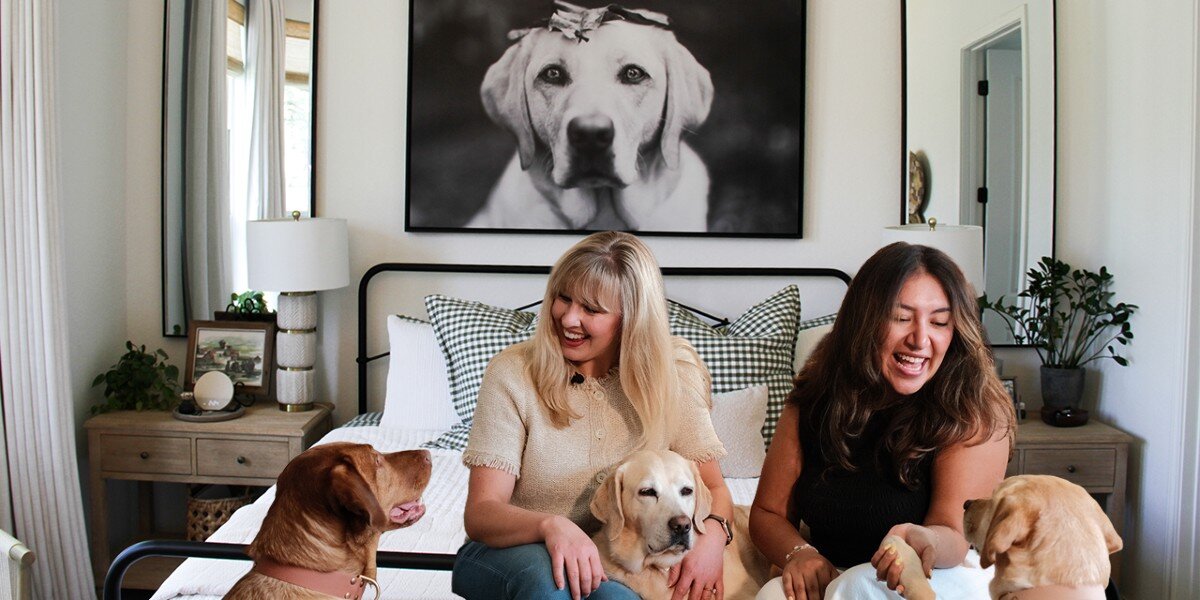 How A Photographer Designed Her Modern-Rustic Texas Home For Her 3 Labs