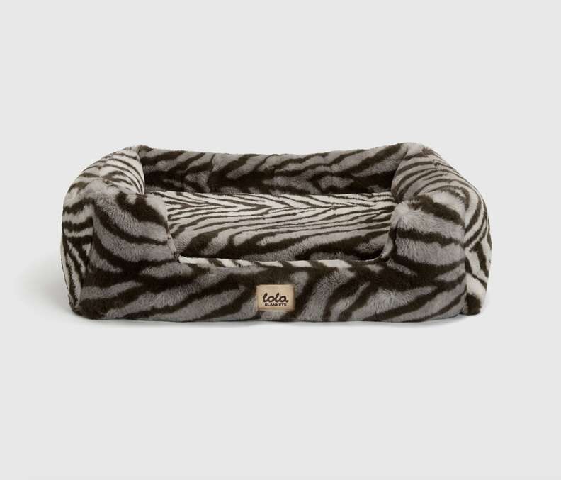 The Lola Pet Bed in Zebra