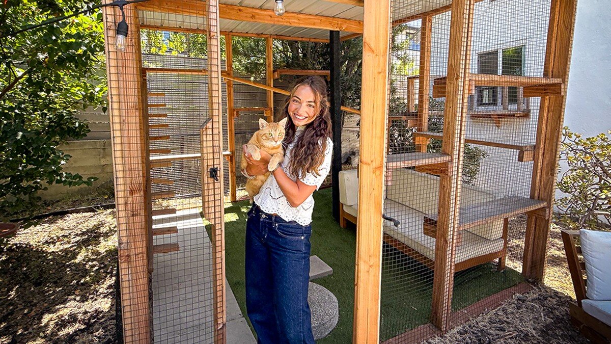 How Influencer Kat Wellington Built A Backyard Mansion For Her Cats