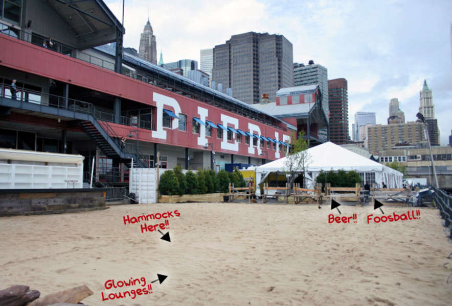 Beekman Beer Garden Beach Club A New York Ny Bar Thrillist