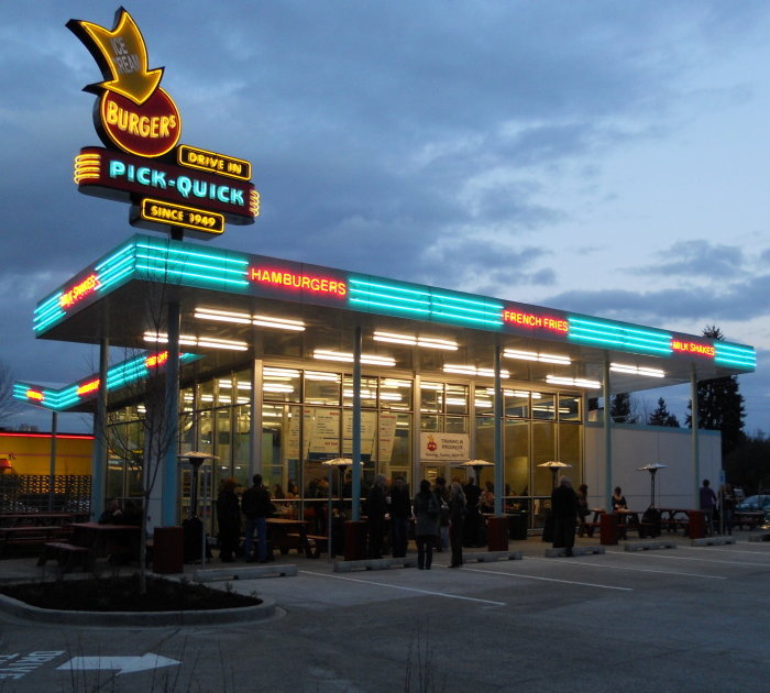 PICK-QUICK Drive In No. 2: A Seattle, WA Restaurant.