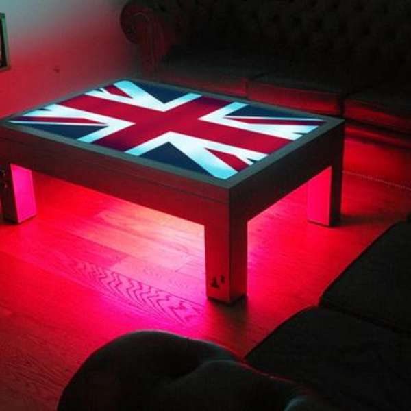 Illuminating Union Jack Coffee Table Own Thrillist London