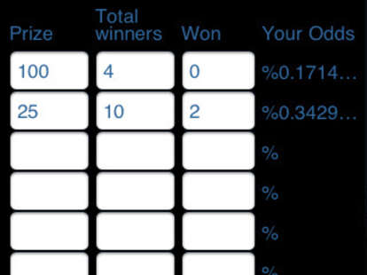 Pull tabs hot sale odds