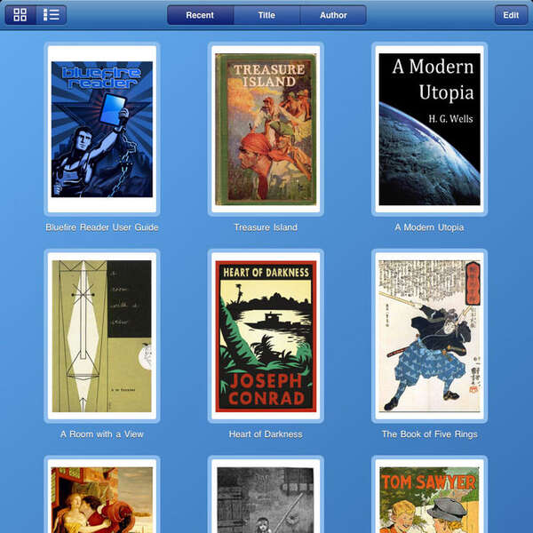 Bluefire Reader - Thrillist