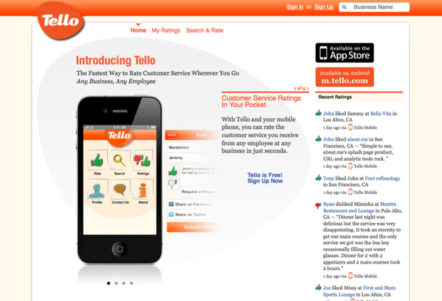 Give a thumbs up to those who service you best - Thrillist