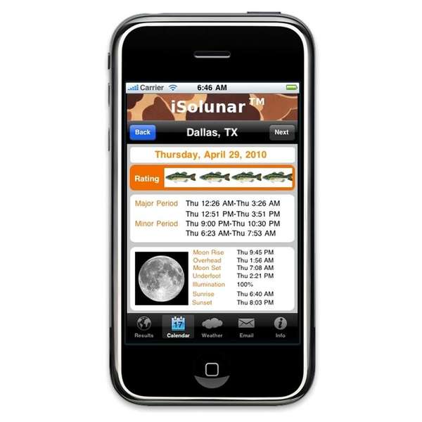 iSolunar Hunting and Fishing Times - Own - Thrillist Dallas