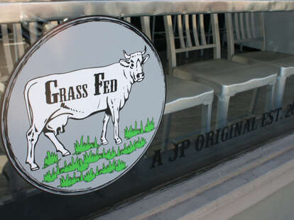 Grass Fed Sign--Boston