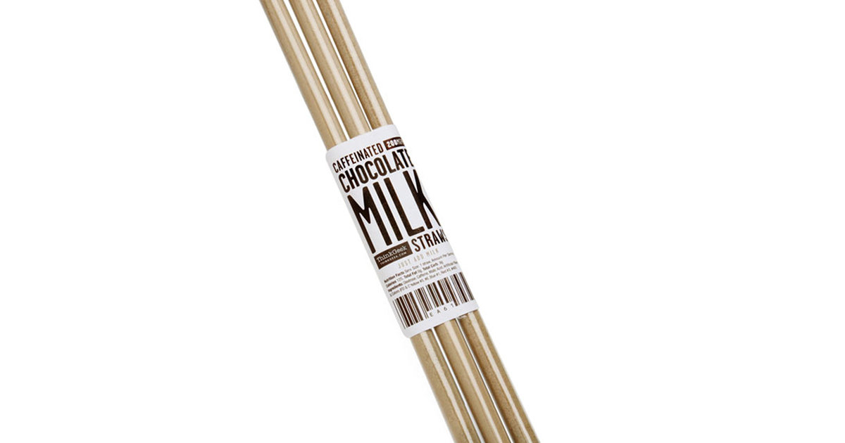 Caffeinated Chocolate Milk Straws Eat Thrillist