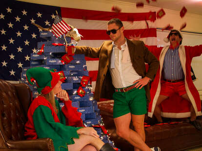 Chubbies 2025 santa shorts