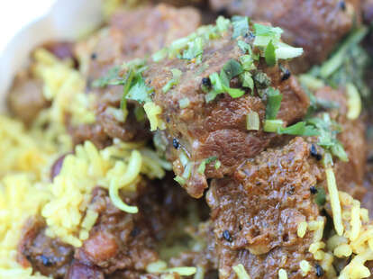 Beef dish from Shanik in Seattle