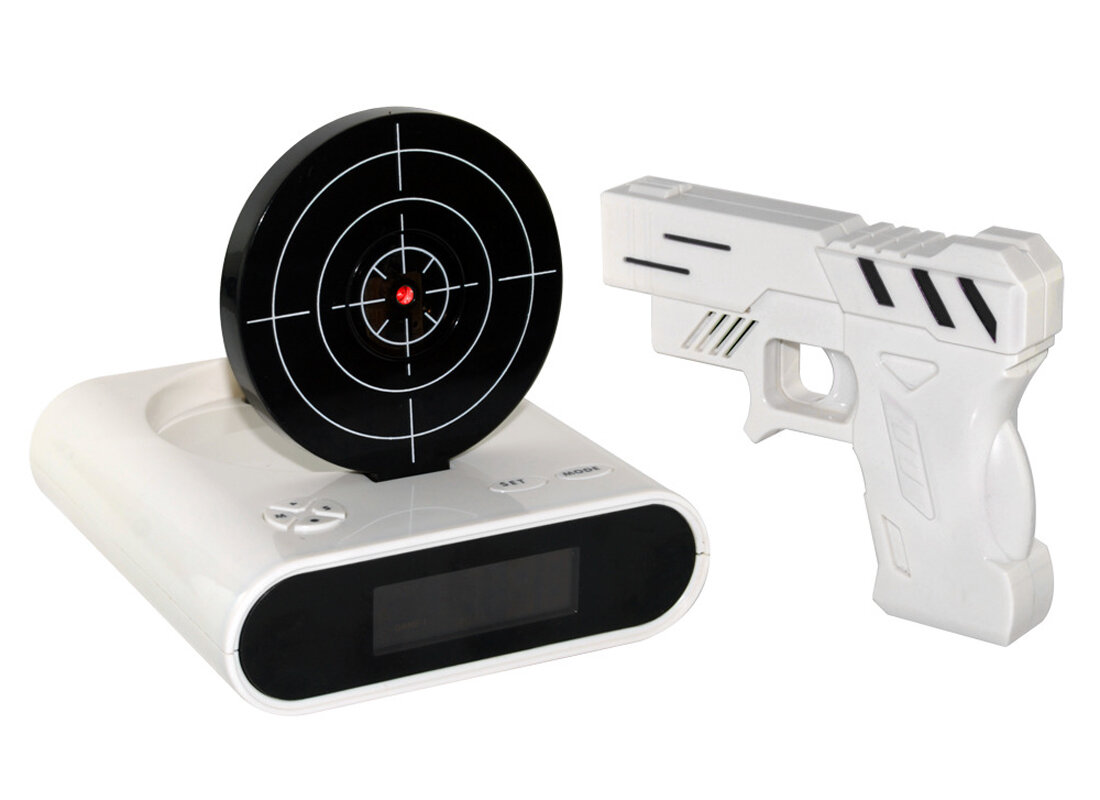 Cool Alarm Clocks Gun