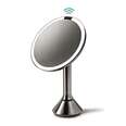 A wireless mirror with an automatic lighting system 