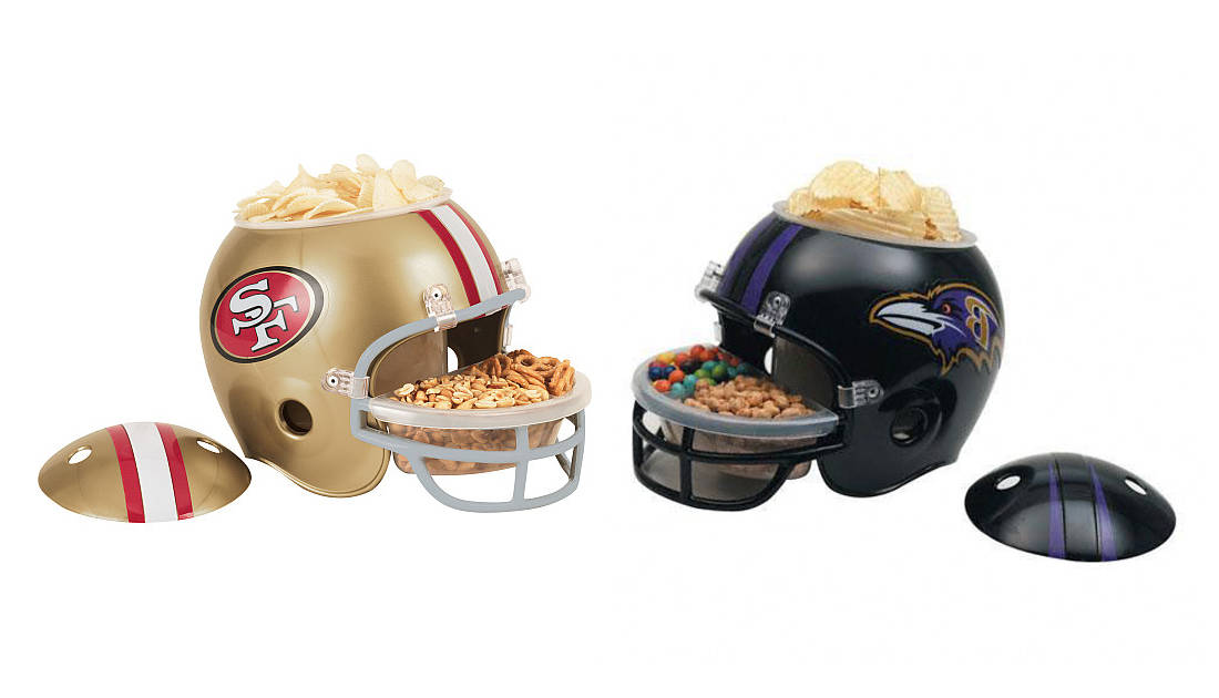 nfl helmet snack bowl