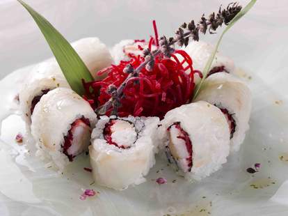 Sushi at Andrea's in the Wynn Hotel in Las Vegas