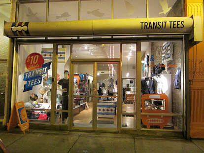 Transit Tees' storefront 
