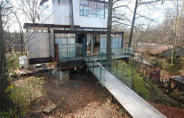 glass treehouse airbnb