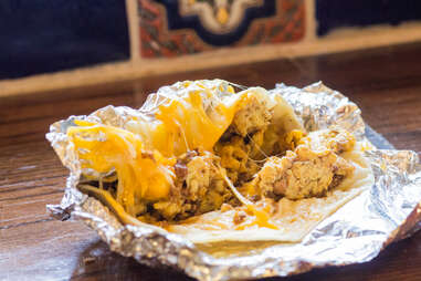 Breakfast tacos at Mi Madre's