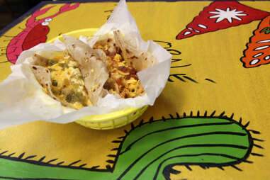 Breakfast tacos at Taco Joint