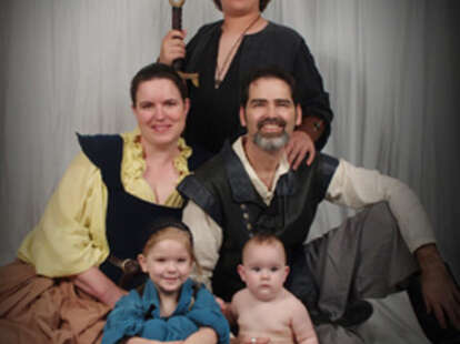 creepy family photos