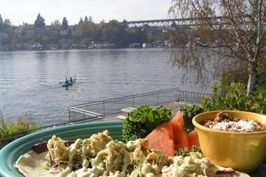 Tacos at Agua Verde Cafe