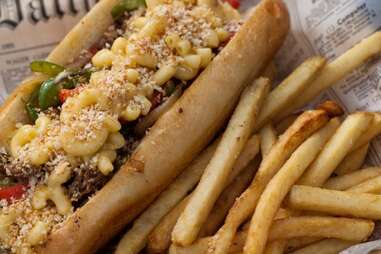 Park on Fremont Las Vegas -- Mac & Cheese Philly Cheese Steak