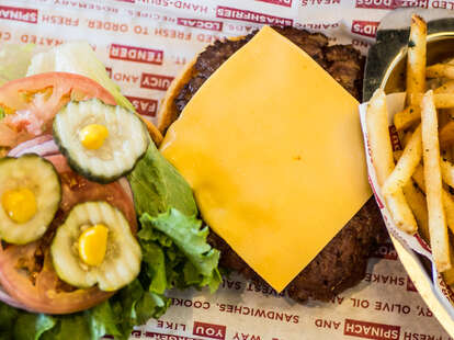 The Smashburer signature burger