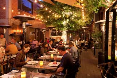Back patio at Wilshire