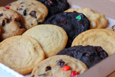 A dozen cookies from Insomnia Cookies in Lincoln Park