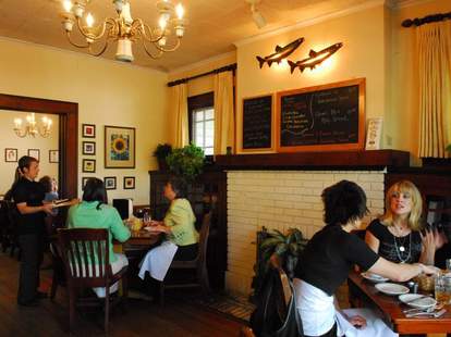 The interior at Eastside Cafe