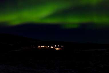 aurora borealis at ION Iceland  