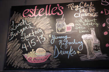 Estelle's chalkboard